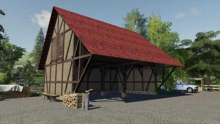 FS19 – Timberframe Barn With Attic V1.1