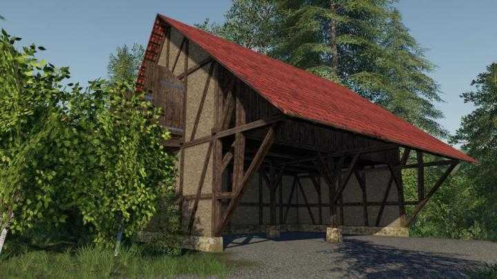 FS19 – Timberframe Barn With Attic V1.1