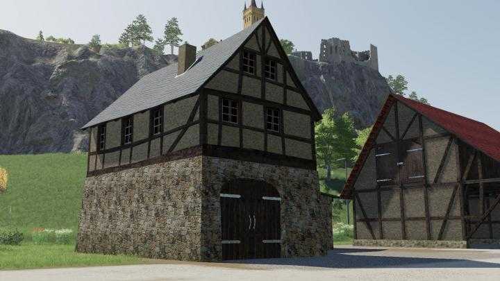 FS19 – Timberframe House With Shed V1.0.0.4