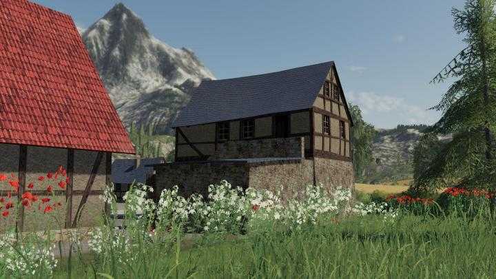 FS19 – Timberframe House With Shed V1.0.0.4