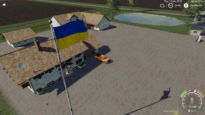 FS19 – Ukraine Flag V1