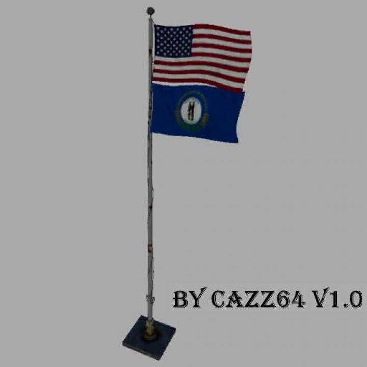 FS19 – Usa Above Kentucky Flag V1