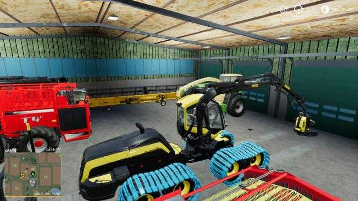 FS19 – Vehicle Hall / Passage Hall V1.0.4