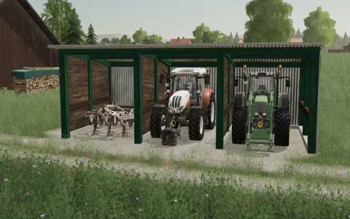 Wellblechhalle V1.0 FS19