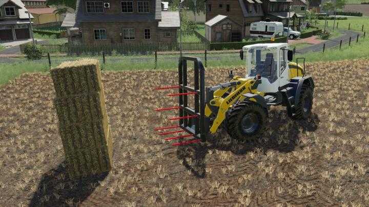 FS19 – Wood Frame Open Sheds With Brick Wall V1