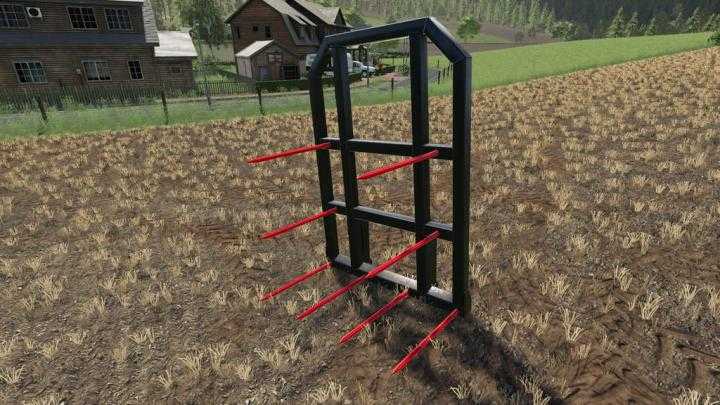 FS19 – Wood Frame Open Sheds With Brick Wall V1