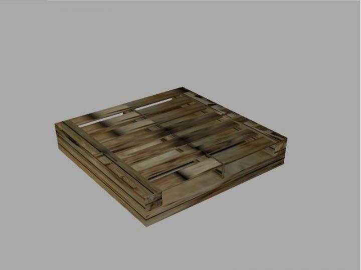 FS19 – Wood Pallet Prefab V1