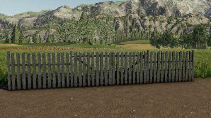 Wooden Fence Pack V1.0 FS19