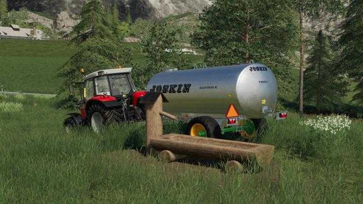 FS19 – Wooden Fountain V1