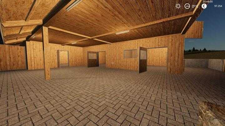 FS19 – Wooden Horse Stable With Dung V1.0.0.5