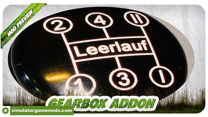 FS17 – Gearbox Addon V1.5 Fixed Edition