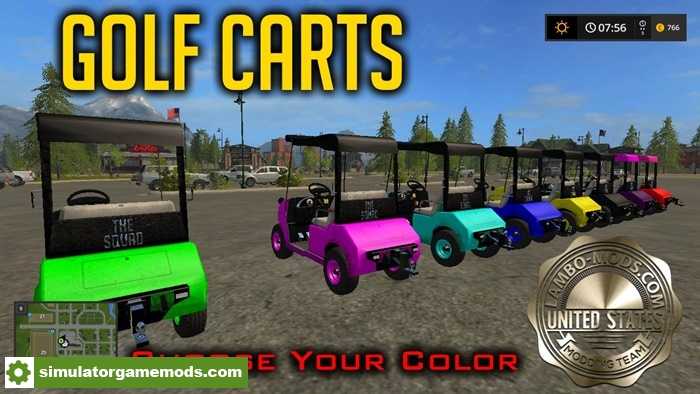 FS17 – Golf Cart Large Color Selection V1.0