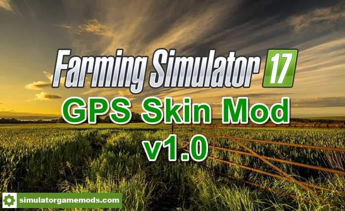 FS17 – Gps Skin Mod V 1.0