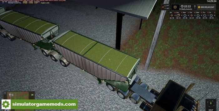 FS17 – Grain Hopper A B Trailer