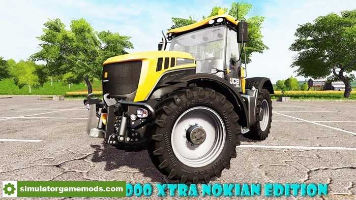 FS17 – JCB Fastrac 3000 XTRA Nokian Edition Tractor V1.0
