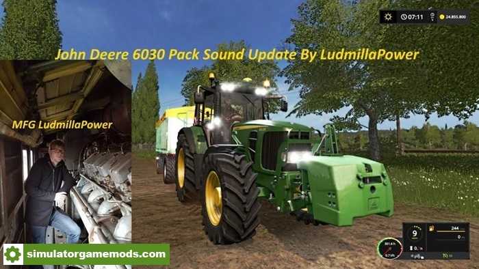 FS17 – John Deere 6030 Pack Sound V1.1.0