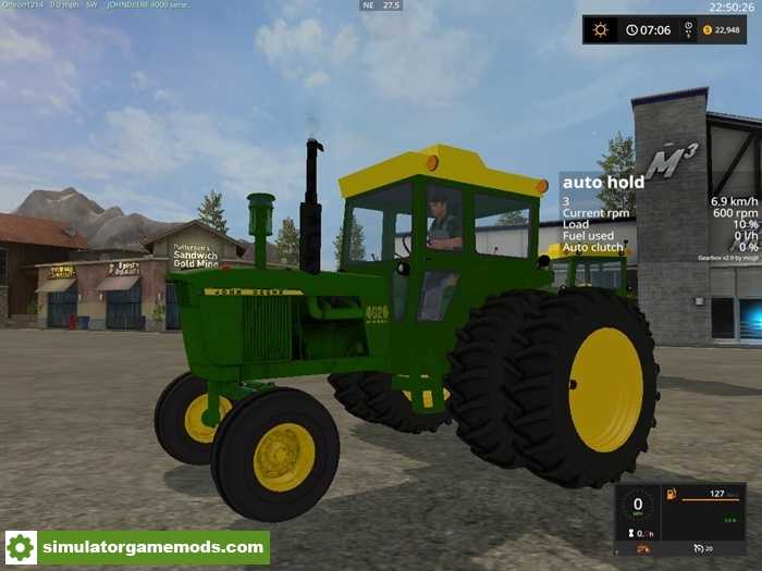 FS17 – John Deere 4000 Series Tractor V1.0