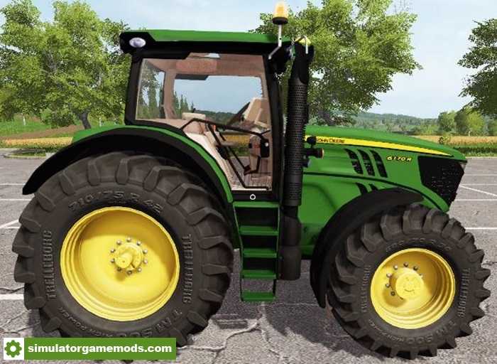 FS17 – John Deere 6170R Tractor V1.0