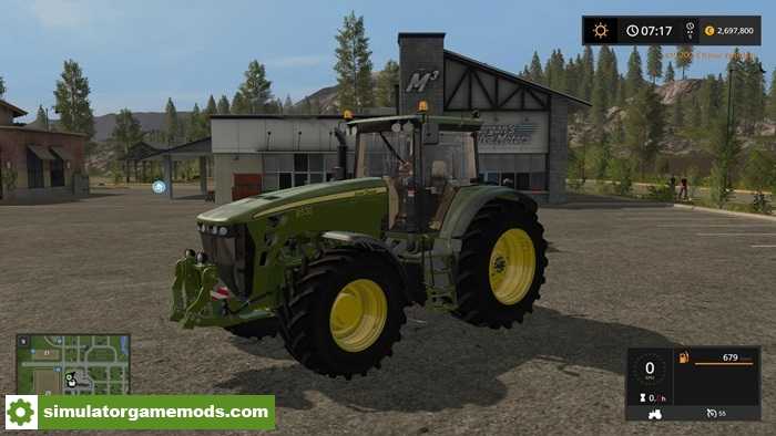 FS17 – John Deere 8530 BD Tractor V1.0