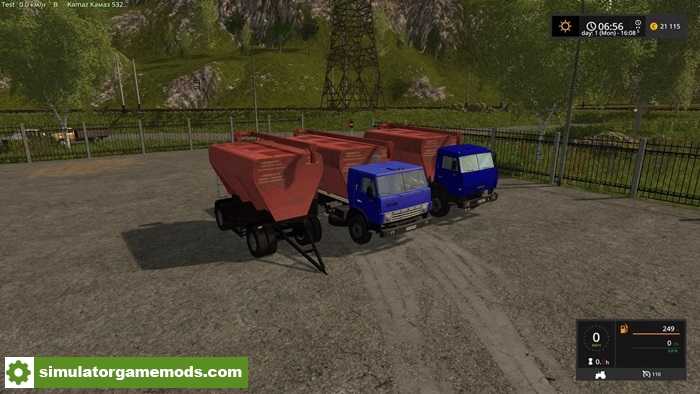 FS17 – Kamaz 43253 and Szap 8357 V1.0