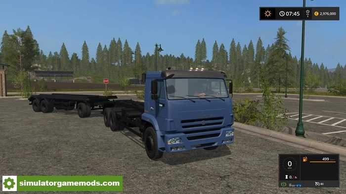 FS17 – Kamaz 658667 Truck + T83090 Trailer V1.0