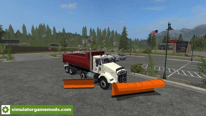 FS17 – Kenworth T800 Twinster Hooklift Truck V1