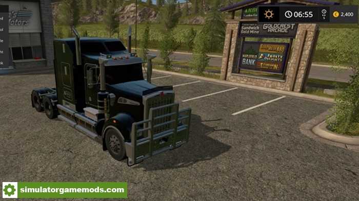 FS17 – Kenworth T908 Black Truck