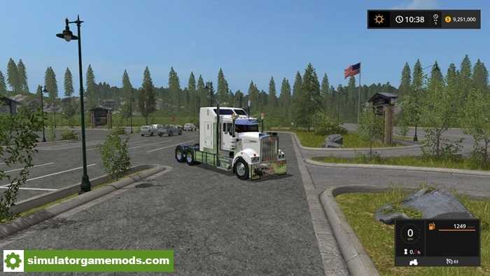 FS17 – Kenworth T9908 Sleeper Cab Truck V1