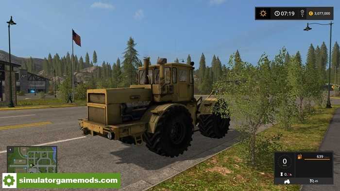 FS17 – Kirovez K-700A Orange Tractor V1.3.3