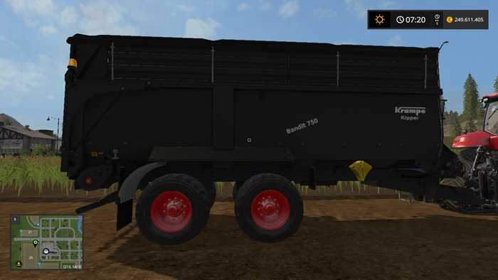 FS17 – Krampe Bandit 750 Blackbuty V 2.0