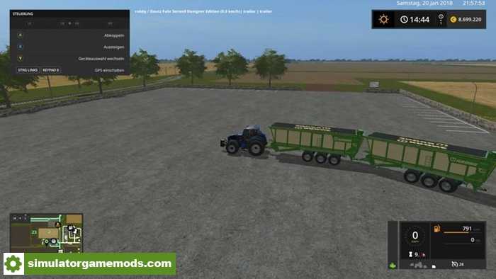 FS17 – Krone Tx560d With Trailer Hitch V1.0