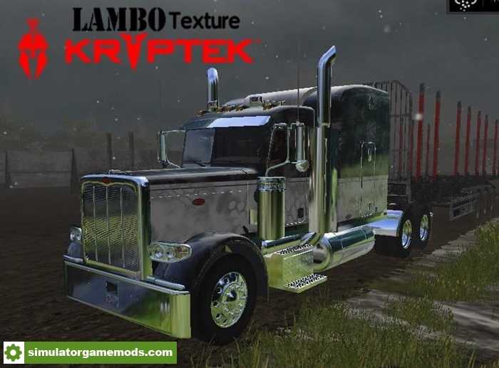 FS17 – Kryptek Peterbilt W-Autoload Flatbed Trailer V1.0