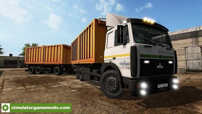 FS17 – Maz 6303 Truck + Trailer V1.2.0