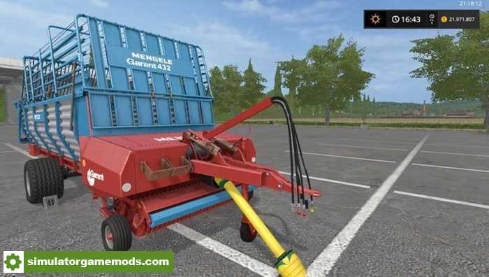 FS17 – Mengele Garant 432 DH Trailer V2.0