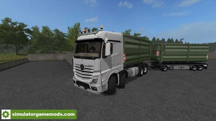 FS17 – Mercedes Actros MP4 IT Runner 8×8 Truck V 2.0