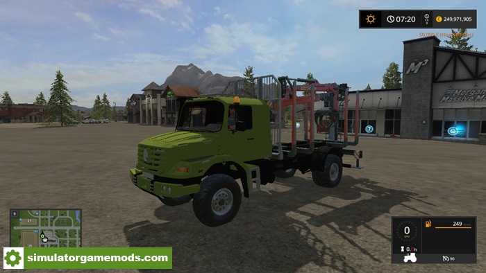 FS17 – Mercedes-Benz Zetros Timber Truck V1.0