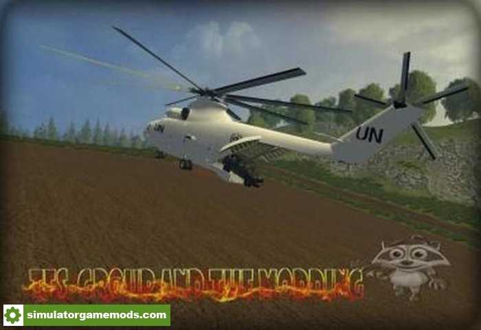 FS17 – MI26 White Helicopter V1.0