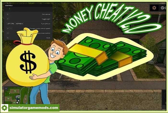 FS17 – Money Cheat $ 1,000,000 V 1.0