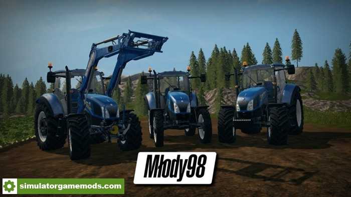 FS17 – New Holland T5 Tier 4A + 750TL Tractor V1.0