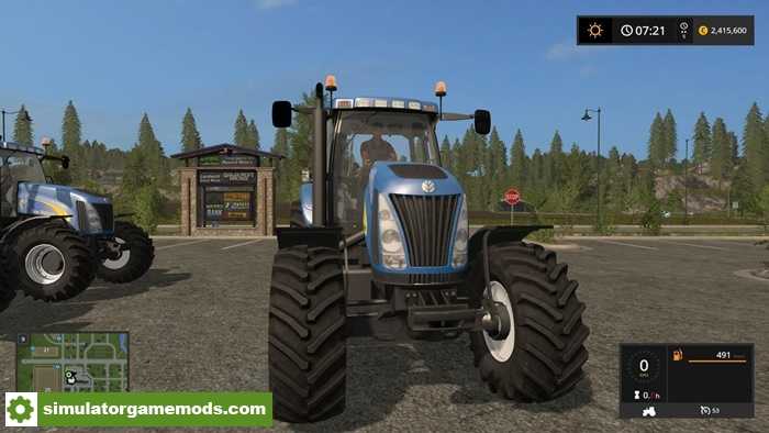 FS17 – New Holland Tg200 Tractor V4.0