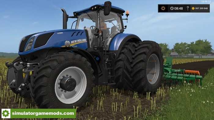 FS17 – New Holland T7 Roue Jumelee Tractor V 1.0