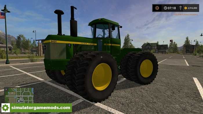 FS17 – Old Iron John Deere 8000 Series Articulated 4WD Tractor V1.0