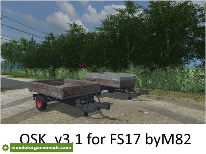 FS17 – OSK Single Axle Trailer V3.1.1