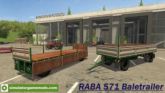 FS17 – Raba 571 Bale Trailer V1.0.0.2