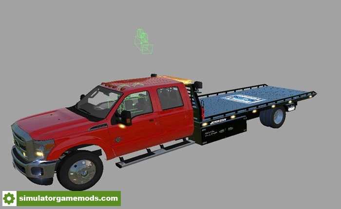 FS17 – Red F350 Rollback V1.1