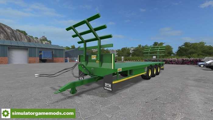 FS17 – SMYTH 32 Foot Bale Trailer V1.0