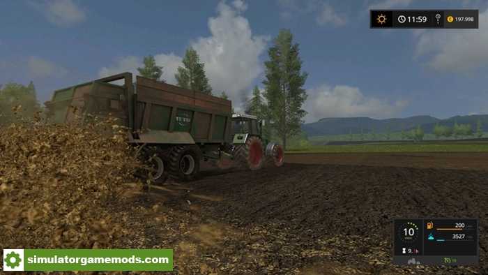 FS17 – Tebbe HS 180 Manure Trailer V1.0