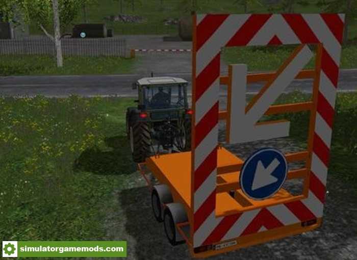 FS17 – Traffic Safety Trailer (VSA) With A Lighting V1.0