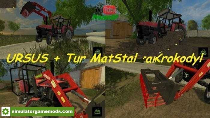 FS17 – Ursus 902 Matstal 4B and Crocodile Tractor