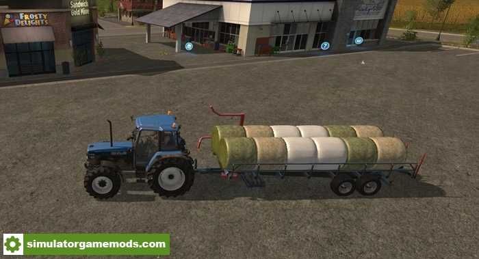 FS17 -Ursus T127 Plus Bale Trailer V1.0